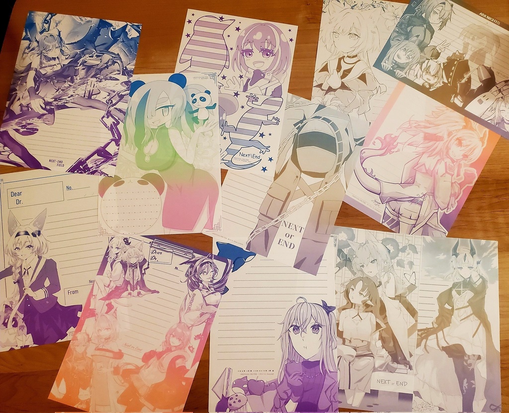 グラデーション便せん合同