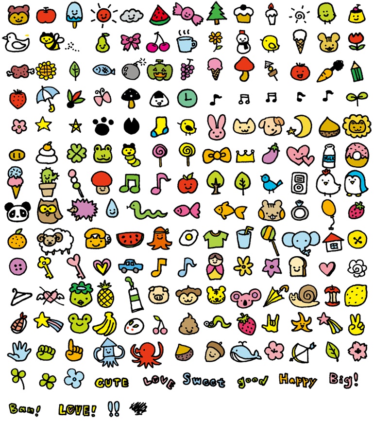 スーパーかわいいグラフィックス素材集