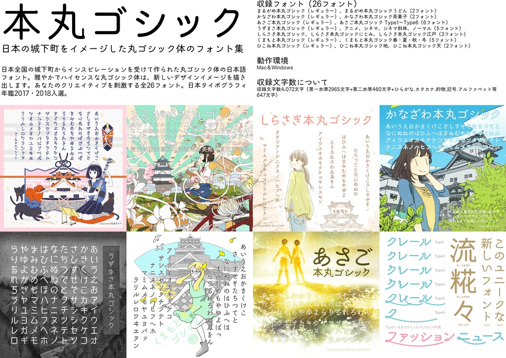 フォントコンプリートSET 2025(411フォント収録)