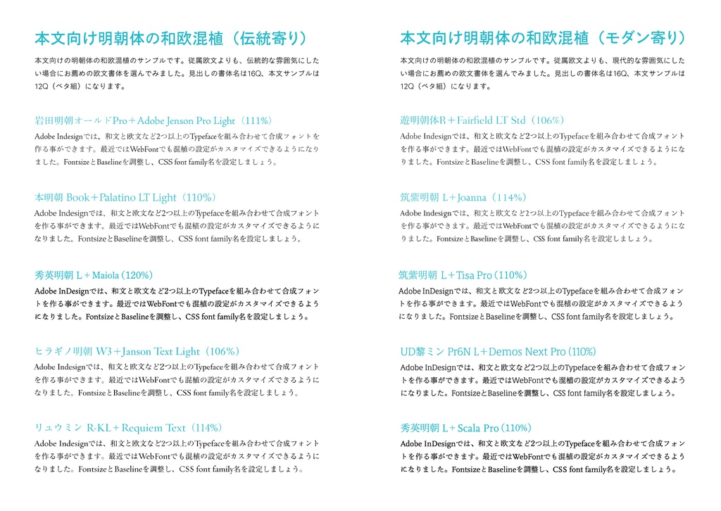 混植の本〜フォントのカップリングガイド(同人誌版)