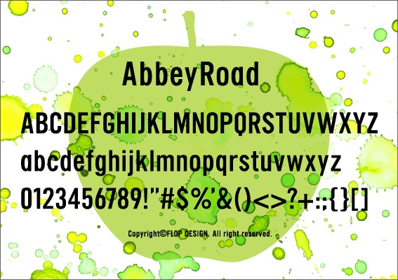 フォントスタイルズ 39フォント収録の欧文フォント集