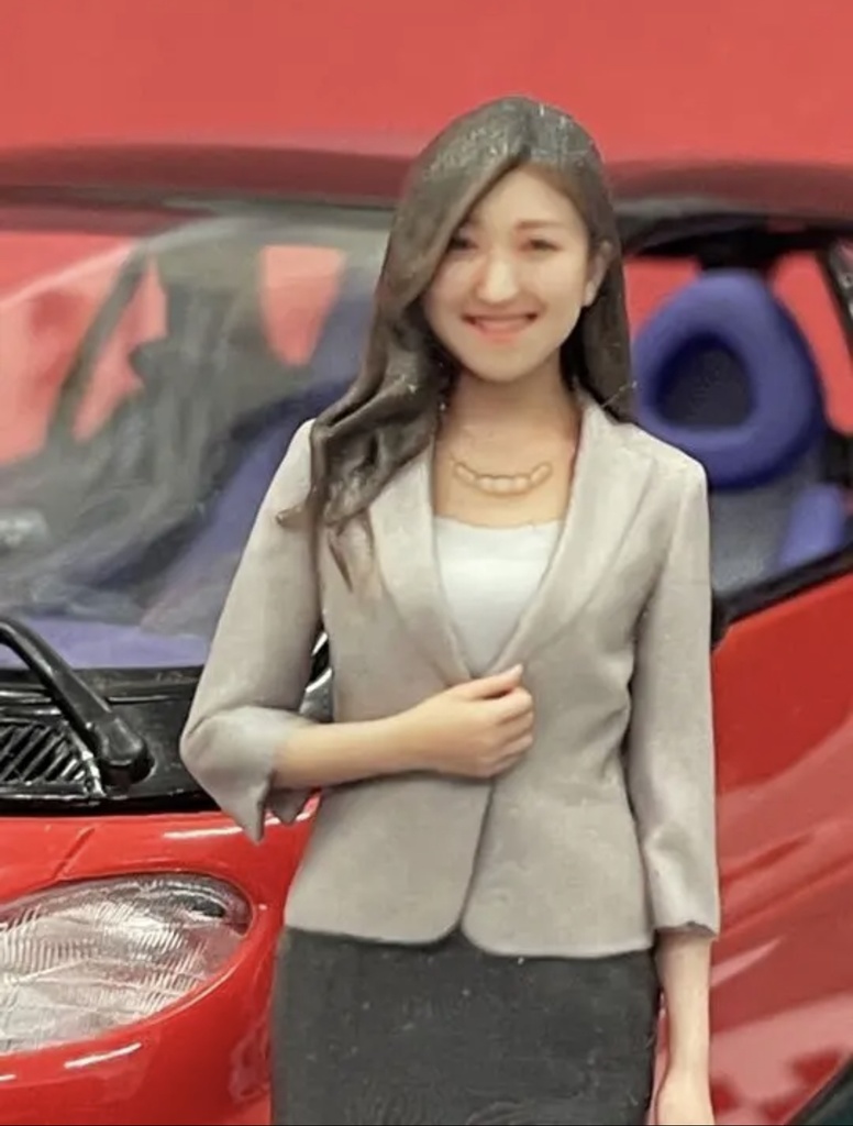 55-4★1/18★リアルフィギュア★3D人物★3Dモデル★フィギュア★3Dフィギュア★1/18★完成品★ミニチュアイメージ★3Dプリンタ