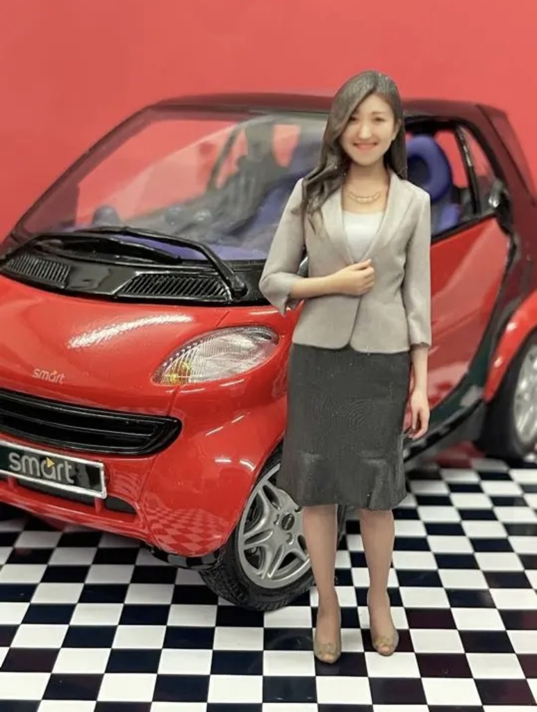 55-4★1/18★リアルフィギュア★3D人物★3Dモデル★フィギュア★3Dフィギュア★1/18★完成品★ミニチュアイメージ★3Dプリンタ