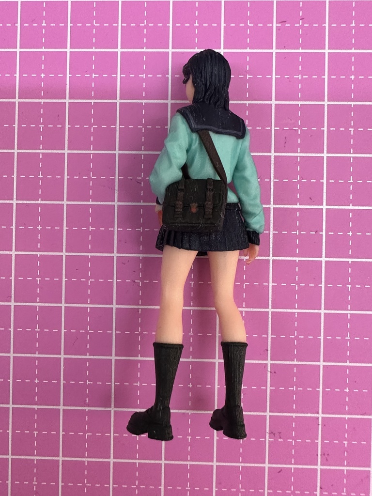 1/24 オーシャンコスモス JK 女子高生 フィギュア リアルフィギュア 1/64より大 ミニチュアイメージ 完成品 塗装済完成品 ミニカーに ジオラマに