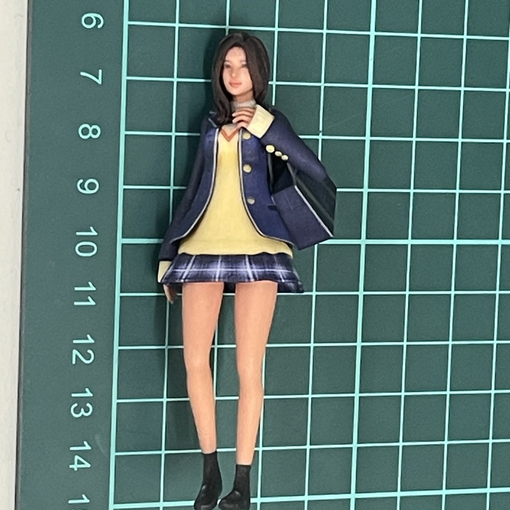 1/18 JK 憧れの制服 フィギュア リアルフィギュア 完成品 ミニチュアイメージ ミニカーに ジオラマに 完成品 塗装済完成品