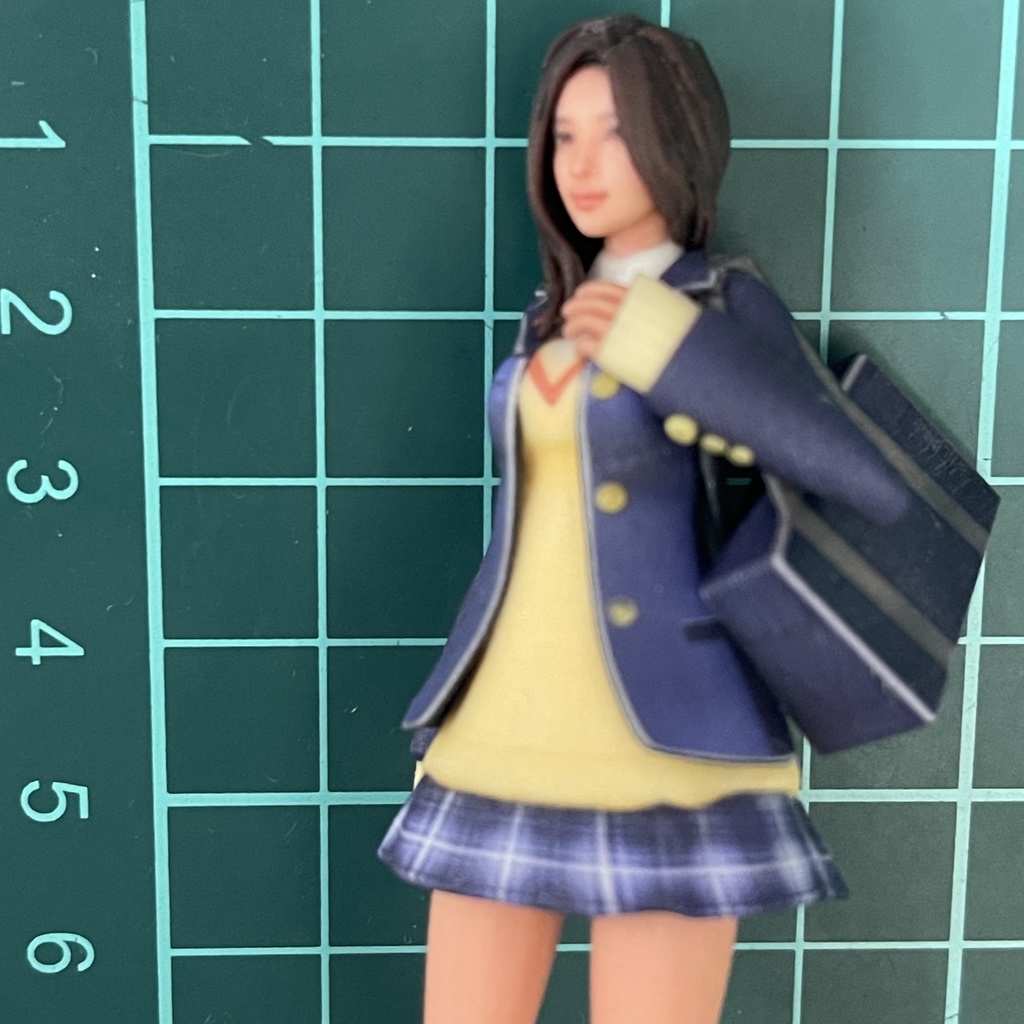 1/18 JK 憧れの制服 フィギュア リアルフィギュア 完成品 ミニチュアイメージ ミニカーに ジオラマに 完成品 塗装済完成品