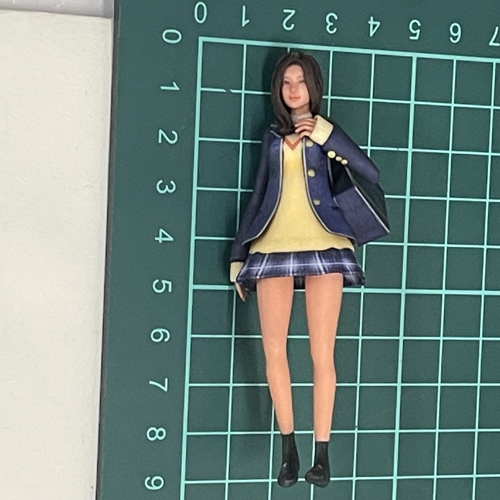 1/18 JK 憧れの制服 フィギュア リアルフィギュア 完成品 ミニチュアイメージ ミニカーに ジオラマに 完成品 塗装済完成品