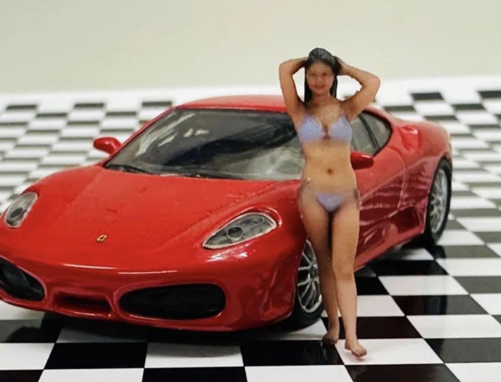 1/64★1174★フィギュア★ヌミック★完成品★ジオラマに★ミニカーに★ミニチュアイメージ 3D人物 人物3D 3Dフィギュア フルカラー3Dプリンター リアルフィギュア 3Dプリンター 塗装済完成品