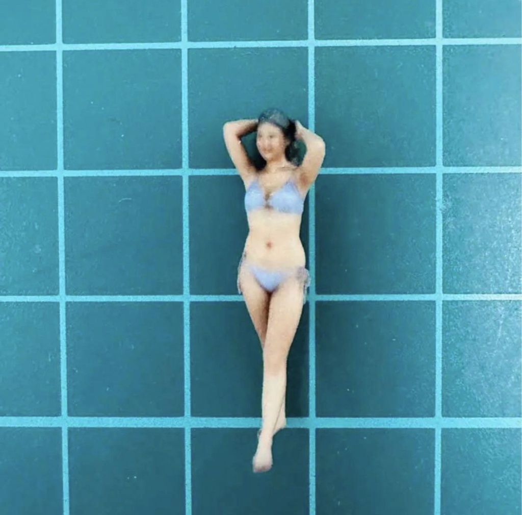 1/64★1174★フィギュア★ヌミック★完成品★ジオラマに★ミニカーに★ミニチュアイメージ 3D人物 人物3D 3Dフィギュア フルカラー3Dプリンター リアルフィギュア 3Dプリンター 塗装済完成品