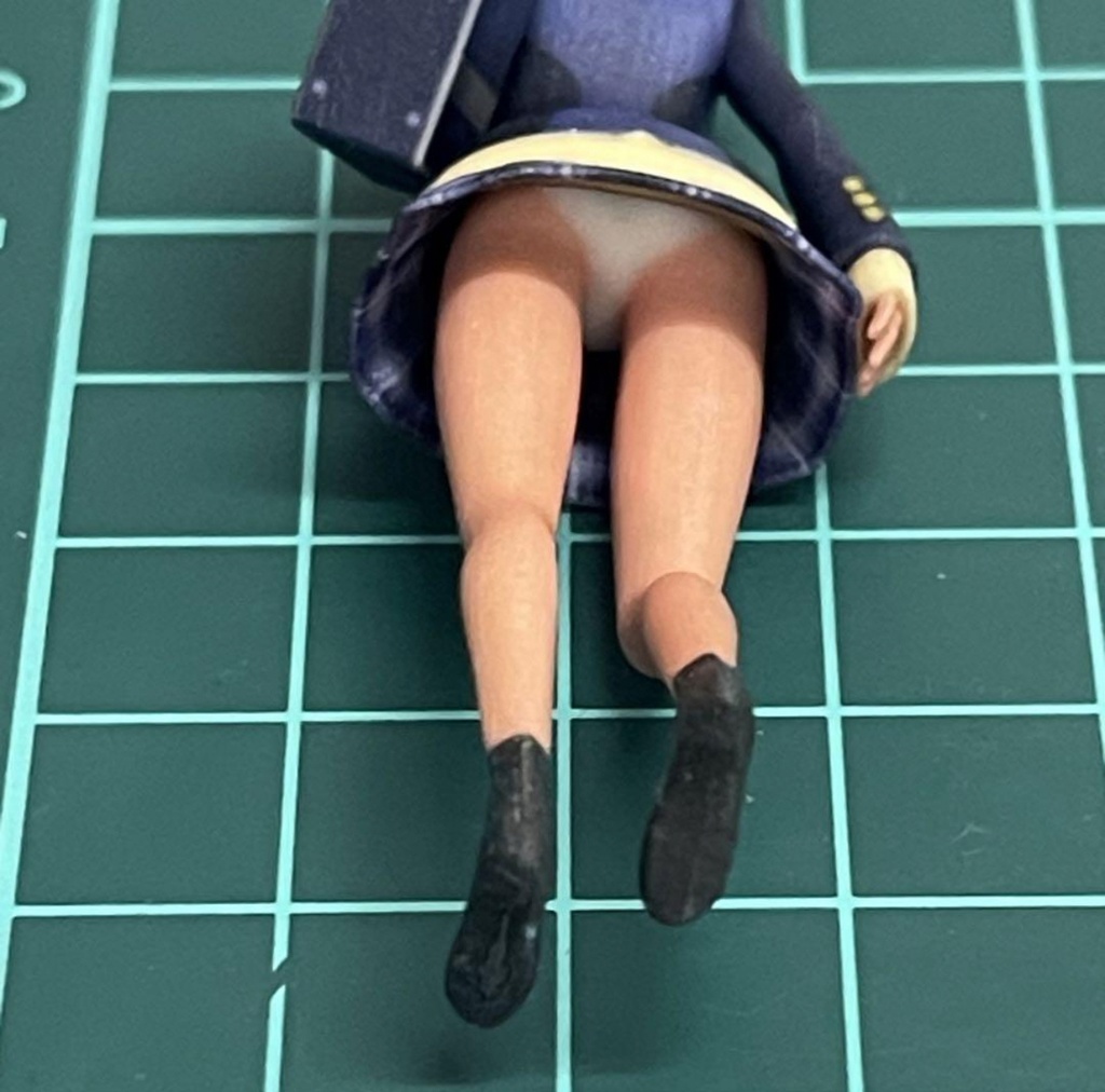 1/24 JK 憧れの制服 女子高生 フィギュア リアルフィギュア ミニチュアイメージ 完成品 塗装済完成品 ミニカーに ジオラマに 3D人物 人物3D 3Dフィギュア 3Dプリンター フルカラー3Dプリンター
