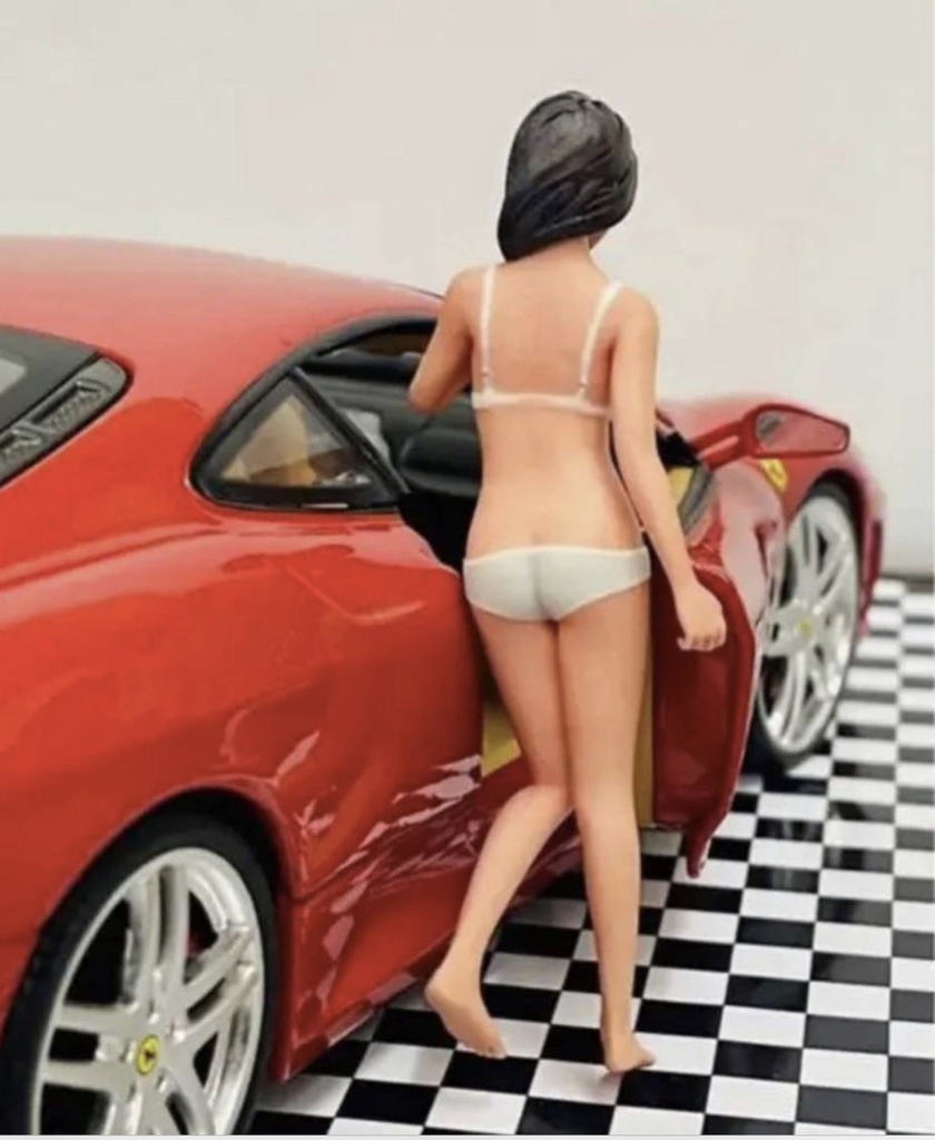 1/18 JK3 女子高生 フィギュア リアルフィギュア 完成品 塗装済完成品 ミニチュアイメージ ジオラマに ミニカーに 3Dフィギュア 人物3D 3D人物 フルカラー3Dプリンター