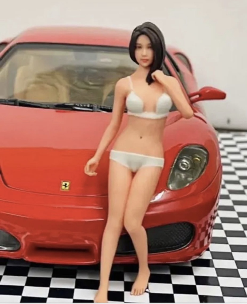 1/18 JK3 女子高生 フィギュア リアルフィギュア 完成品 塗装済完成品 ミニチュアイメージ ジオラマに ミニカーに 3Dフィギュア 人物3D 3D人物 フルカラー3Dプリンター