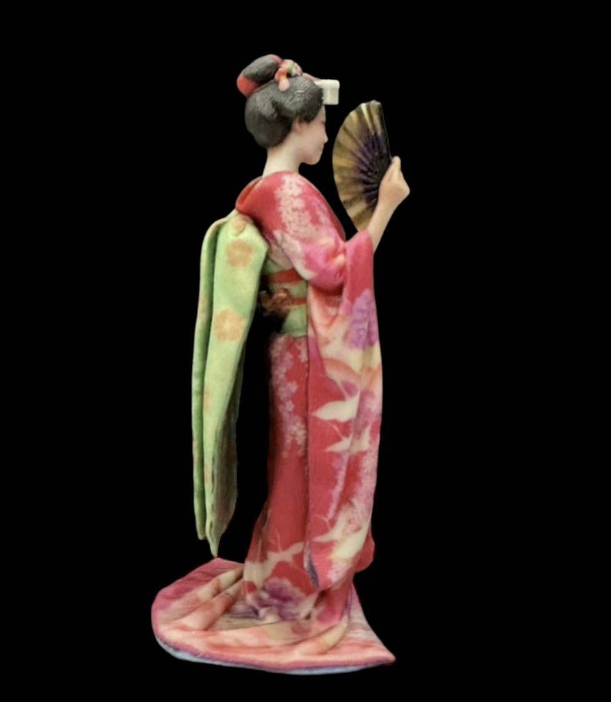 1/24 舞妓さん フィギュア リアルフィギュア 完成品 塗装済完成品 ミニチュアイメージ ジオラマに 3D人物 人物3D ミニカーに フルカラー3Dプリンター 3Dフィギュア