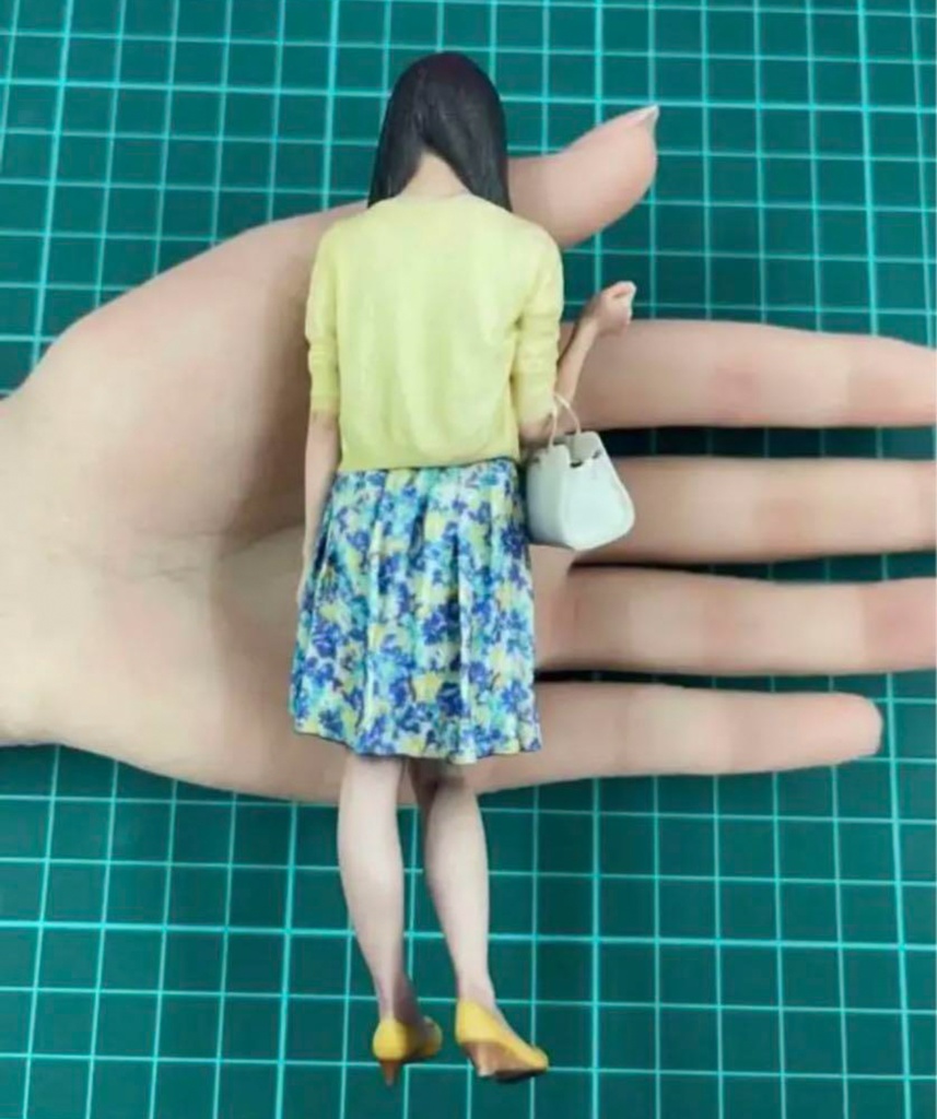 1/12 79-1 フィギュア リアルフィギュア 完成品 ミニチュアイメージ 塗装済完成品 ミニカーに ジオラマに ドールハウスに 3Dフィギュア フルカラー3Dプリンター 3Dプリンター 人物3D 3D人物