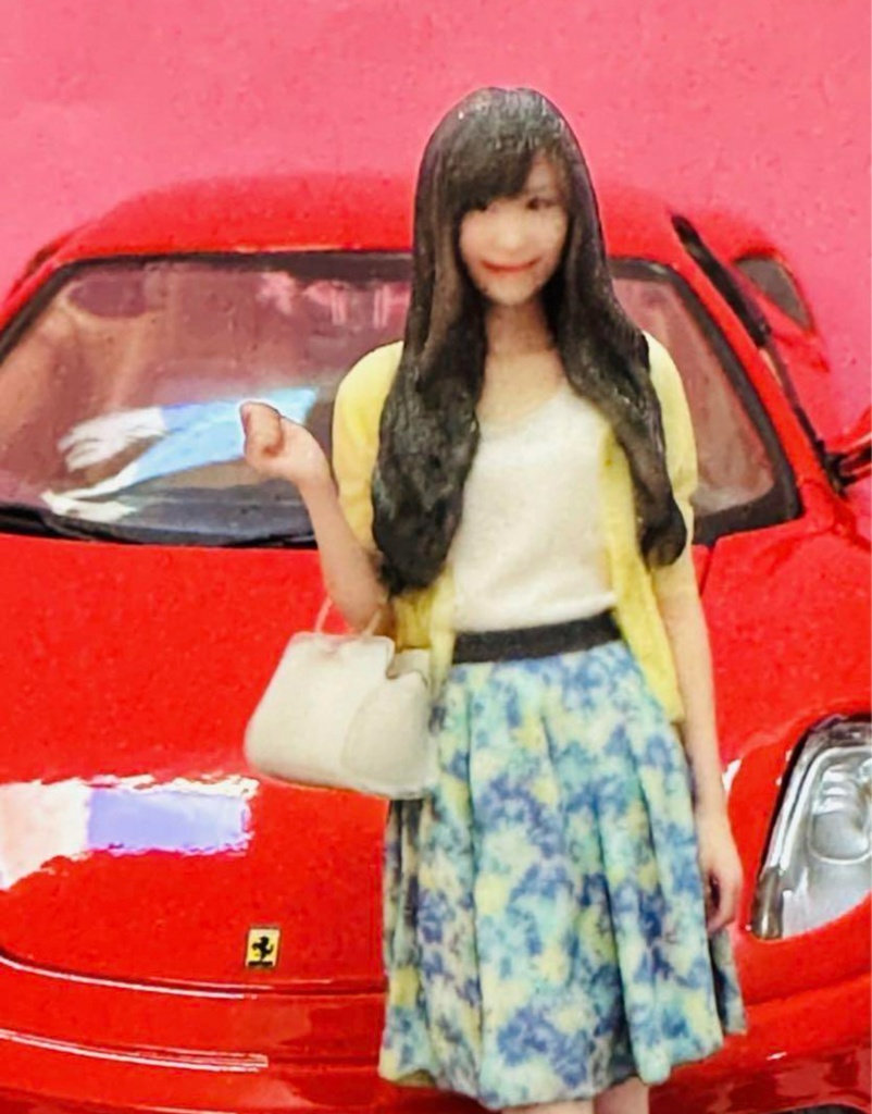 1/24 79-1 フィギュア リアルフィギュア 完成品 塗装済完成品 ミニチュアイメージ ジオラマに ミニカーに 3Dフィギュア 3D人物 人物3D フルカラー3Dプリンター