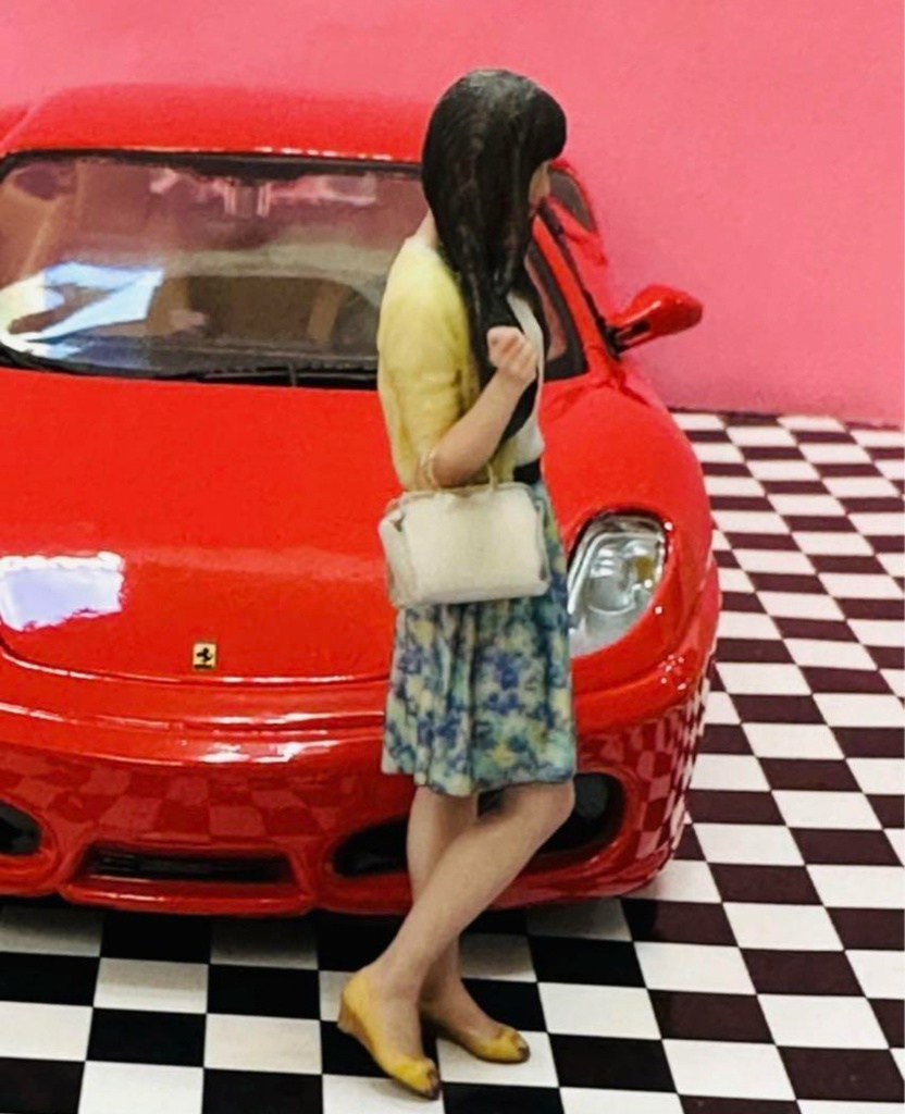 1/24 79-1 フィギュア リアルフィギュア 完成品 塗装済完成品 ミニチュアイメージ ジオラマに ミニカーに 3Dフィギュア 3D人物 人物3D フルカラー3Dプリンター