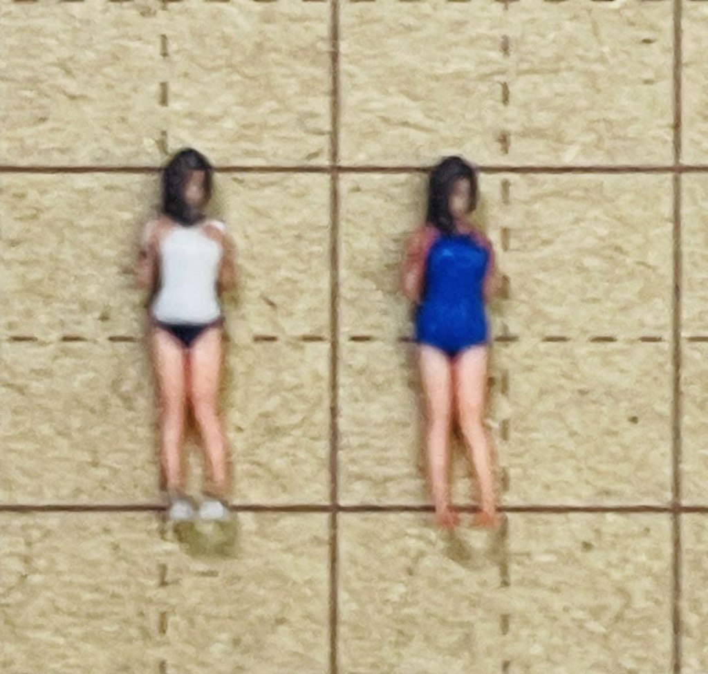 Nゲージ フィギュア2体 女子高生 JK 鉄道模型 完成品 ジオラマに レイアウトに ミニチュアイメージ ミニチュア 3Dフィギュア 人物3D 3D人物 フルカラー3Dプリンター