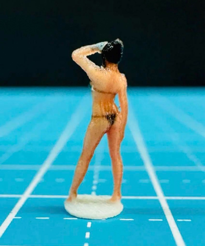 Nゲージ 1/150 JOY8 フィギュア 完成品 リアルフィギュア 塗装済完成品 ミニチュアイメージ 鉄道模型 ジオラマに レイアウトに 3Dフィギュア 人物3D 3D人物 フルカラー3Dプリンター