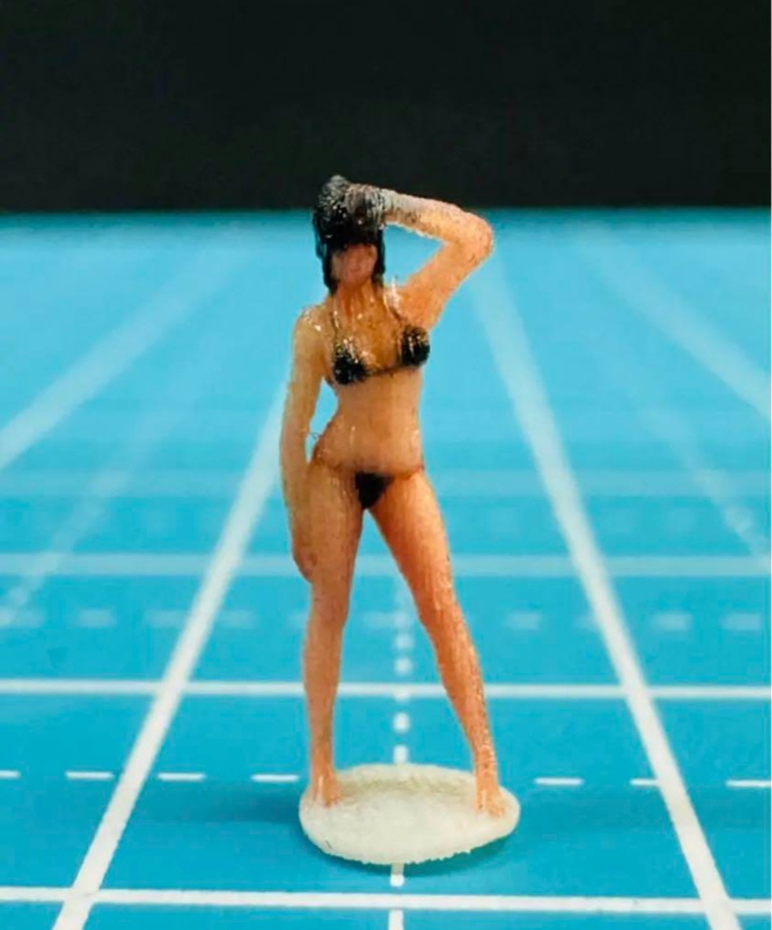 Nゲージ 1/150 JOY8 フィギュア 完成品 リアルフィギュア 塗装済完成品 ミニチュアイメージ 鉄道模型 ジオラマに レイアウトに 3Dフィギュア 人物3D 3D人物 フルカラー3Dプリンター