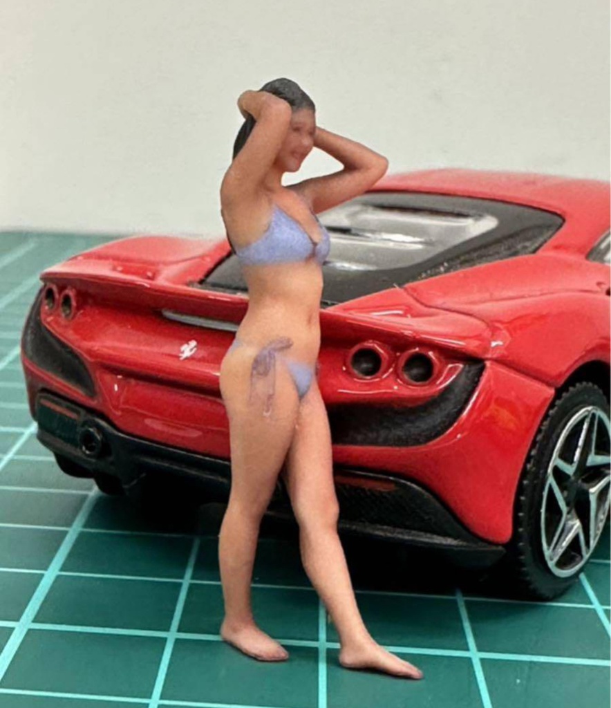 1/43 1174 ヌミック フィギュア リアルフィギュア 完成品 塗装済完成品 ミニチュアイメージ 3Dフィギュア ミニカーに ジオラマに 3Dプリンター フルカラー3Dプリンター 人物3D 3D人物