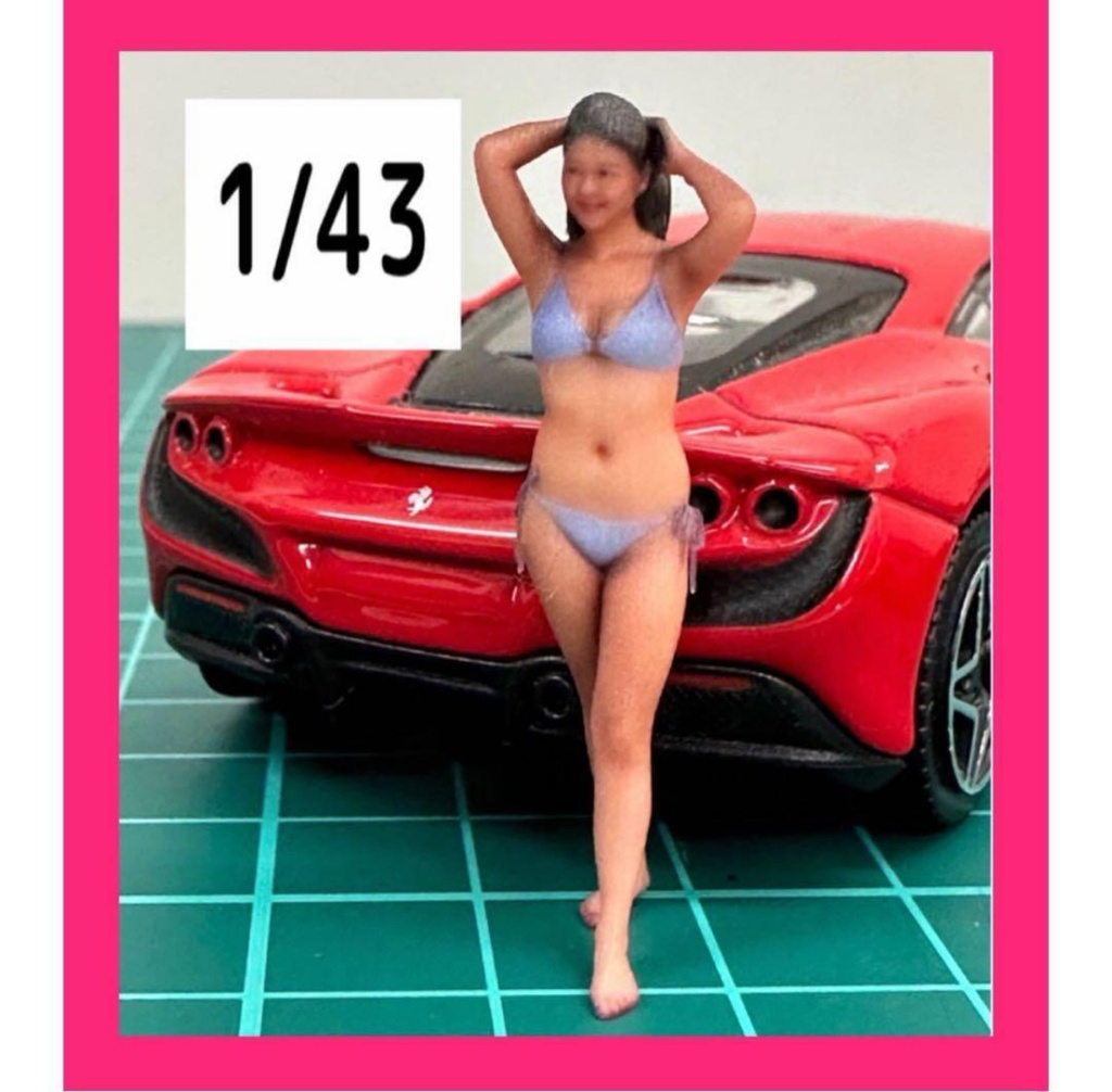 1/43 1174 ヌミック　フィギュア　リアルフィギュア　完成品　塗装済完成品　ミニチュアイメージ　3Dフィギュア　ミニカーに　ジオラマに　3Dプリンター　フルカラー3Dプリンター　人物3D 3D人物