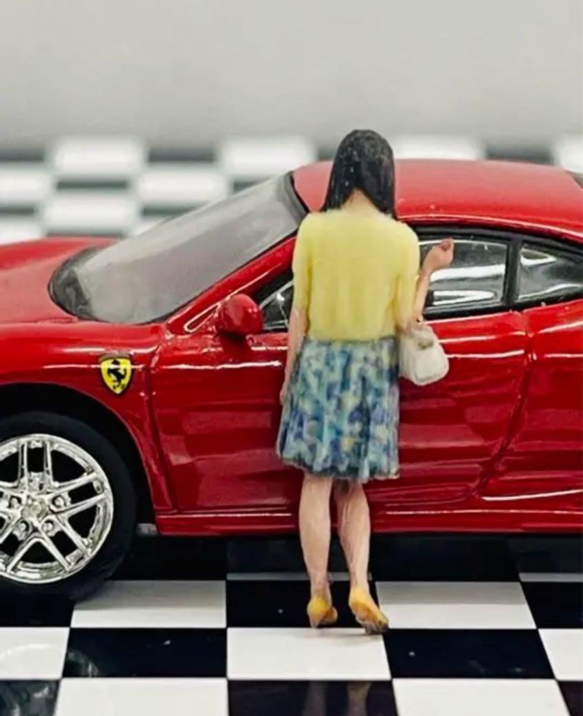 1/64 79-1 フィギュア リアルフィギュア 完成品 塗装済完成品 ミニチュアイメージ ミニチュア ミニカーに ジオラマに 3Dフィギュア 3D人物 人物3D フルカラー3Dプリンター