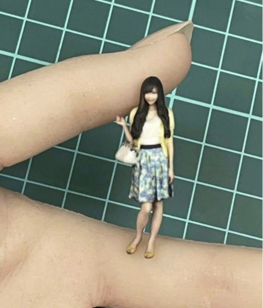 1/43 79-1 フィギュア リアルフィギュア 完成品 塗装済完成品 ミニカーに ミニチュア ミニチュアイメージ 3Dフィギュア 3D人物 人物3D フルカラー3Dプリンター