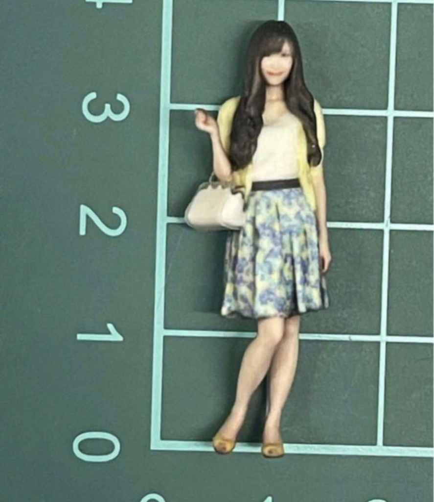 1/43 79-1 フィギュア リアルフィギュア 完成品 塗装済完成品 ミニカーに ミニチュア ミニチュアイメージ 3Dフィギュア 3D人物 人物3D フルカラー3Dプリンター