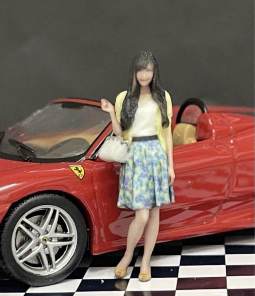 1/43 79-1 フィギュア リアルフィギュア 完成品 塗装済完成品 ミニカーに ミニチュア ミニチュアイメージ 3Dフィギュア 3D人物 人物3D フルカラー3Dプリンター