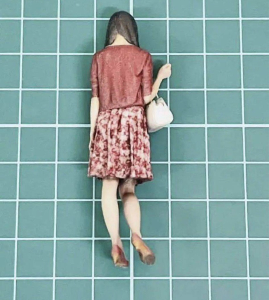 1/24 79-2 フィギュア リアルフィギュア 完成品 塗装済完成品 ミニチュアイメージ ミニカーに ジオラマに 3Dフィギュア 3D人物 人物3D フルカラー3Dプリンター 3Dプリンター