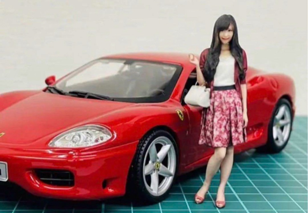 1/24 79-2 フィギュア リアルフィギュア 完成品 塗装済完成品 ミニチュアイメージ ミニカーに ジオラマに 3Dフィギュア 3D人物 人物3D フルカラー3Dプリンター 3Dプリンター