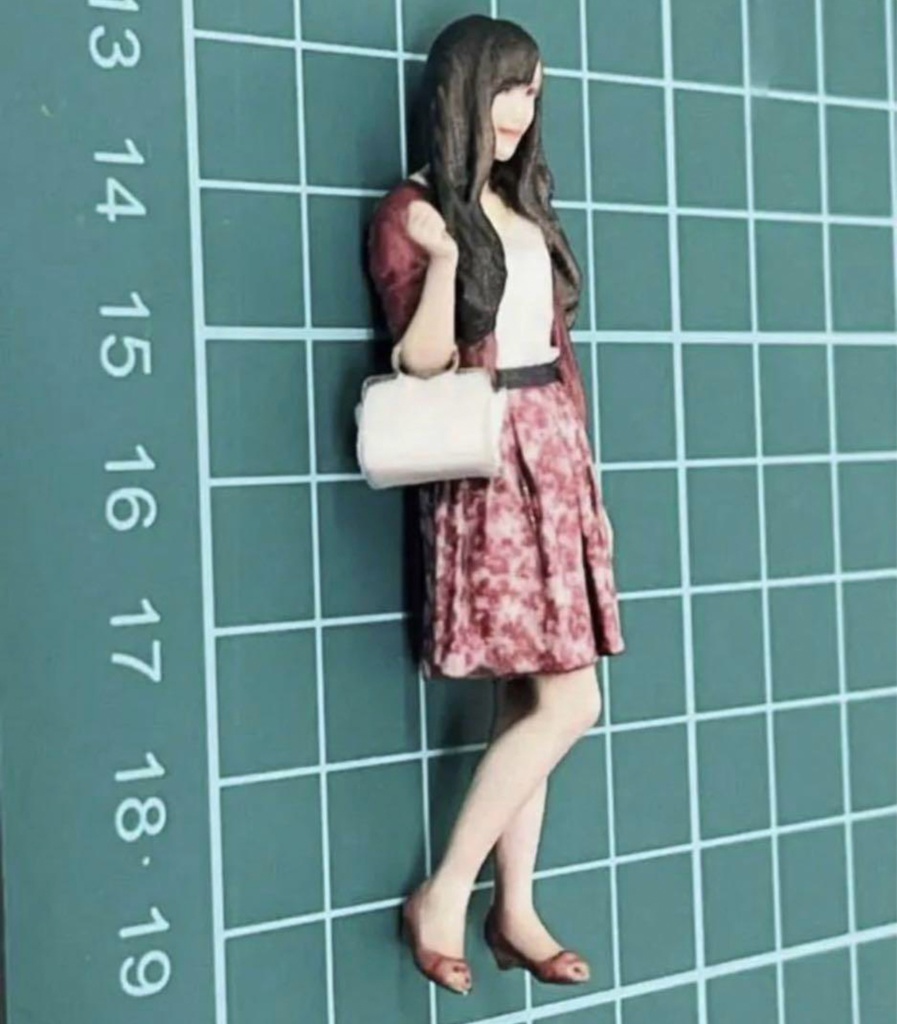 1/24 79-2 フィギュア リアルフィギュア 完成品 塗装済完成品 ミニチュアイメージ ミニカーに ジオラマに 3Dフィギュア 3D人物 人物3D フルカラー3Dプリンター 3Dプリンター