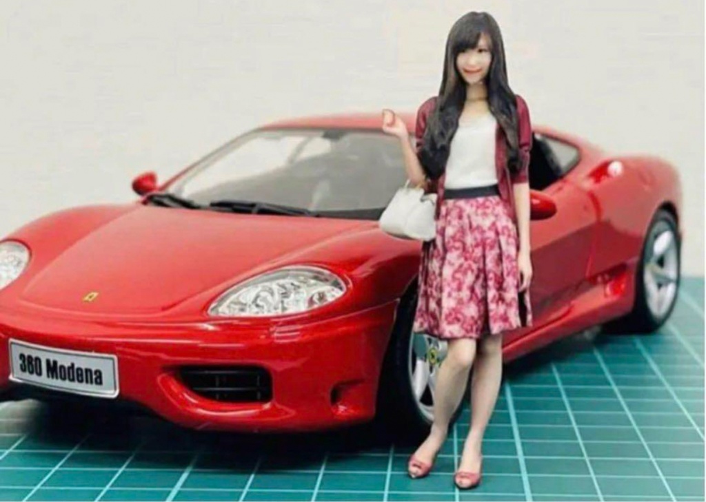 1/24 79-2 フィギュア リアルフィギュア 完成品 塗装済完成品 ミニチュアイメージ ミニカーに ジオラマに 3Dフィギュア 3D人物 人物3D フルカラー3Dプリンター 3Dプリンター