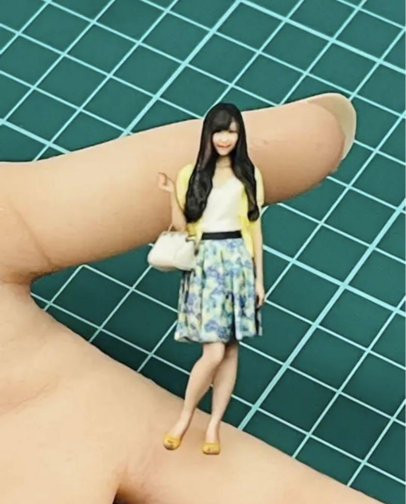 1/32 79-1 フィギュア リアルフィギュア 完成品 塗装済完成品 ミニチュアイメージ ミニカーに ジオラマに 3Dフィギュア 3D人物 人物3D フルカラー3Dプリンター