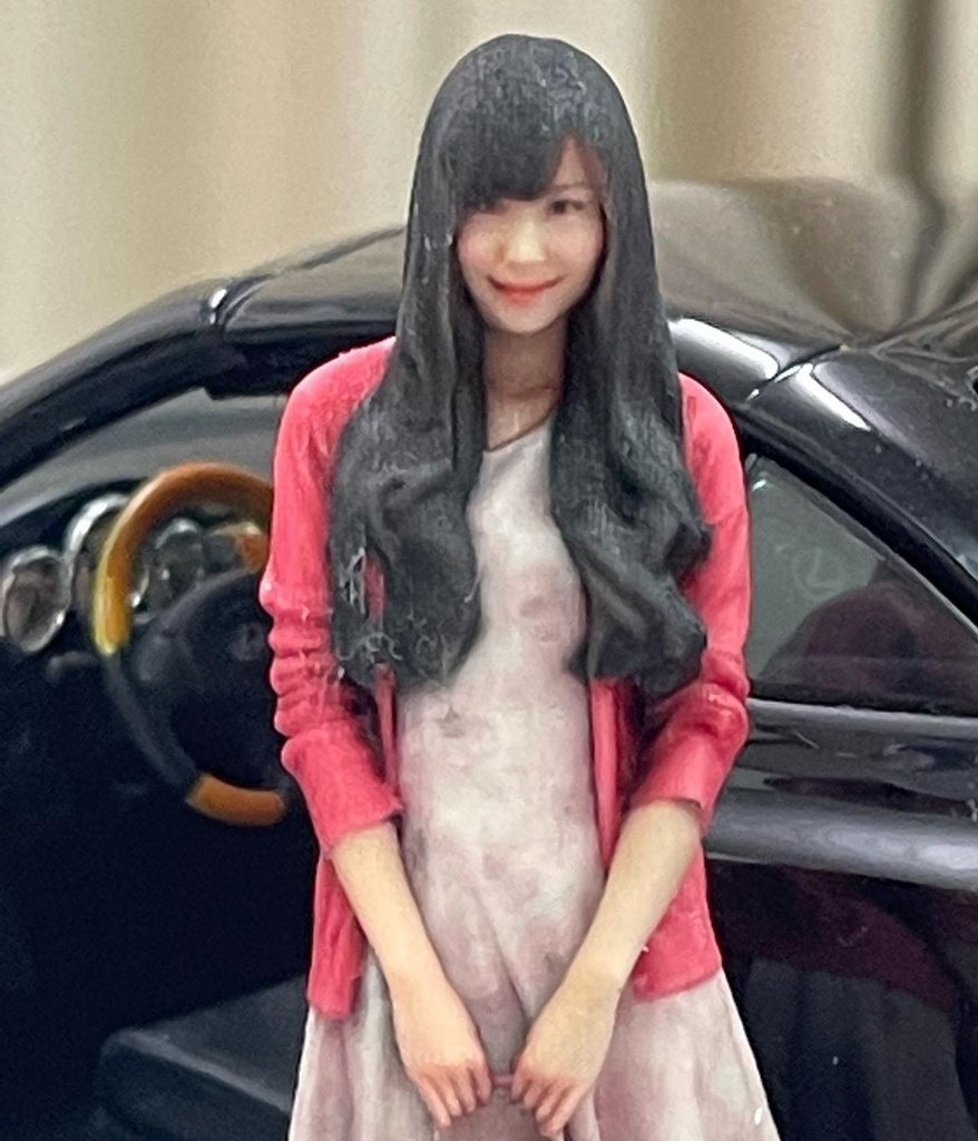 1/18 71-2 フィギュア リアルフィギュア ミニカーに 完成品 ミニチュアイメージ 塗装済完成品 3Dフィギュア 3D人物 人物3D フルカラー3Dプリンター