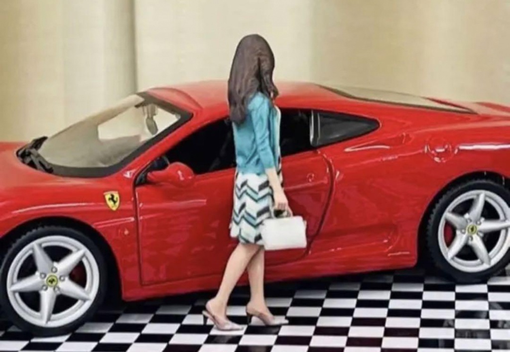 1/24 57-1 フィギュア リアルフィギュア 完成品 塗装済完成品 ミニチュアイメージ ミニカーに ジオラマに フルカラー3Dプリンター 3Dフィギュア 3D人物 人物3D