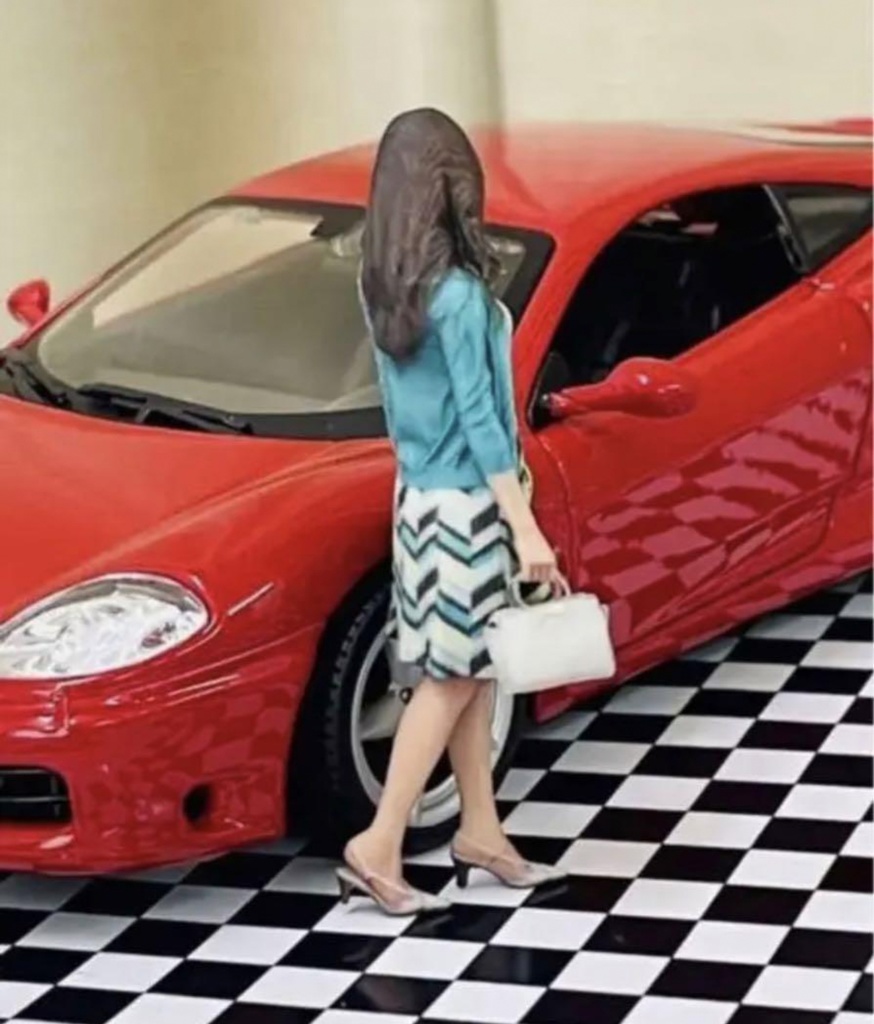 1/24 57-1 フィギュア リアルフィギュア 完成品 塗装済完成品 ミニチュアイメージ ミニカーに ジオラマに フルカラー3Dプリンター 3Dフィギュア 3D人物 人物3D