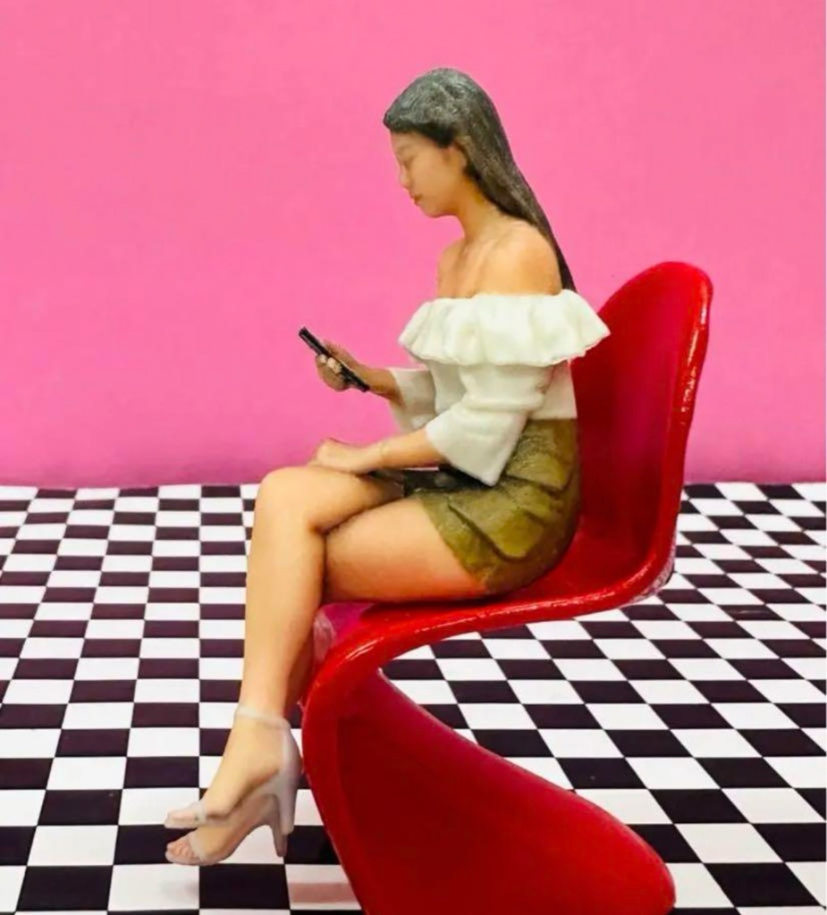 1/18 1138 ヌミック フィギュア リアルフィギュア 完成品 塗装済完成品 ミニチュアイメージ ミニカーに ジオラマに 3Dフィギュア 3D人物 人物3D フルカラー3Dプリンター