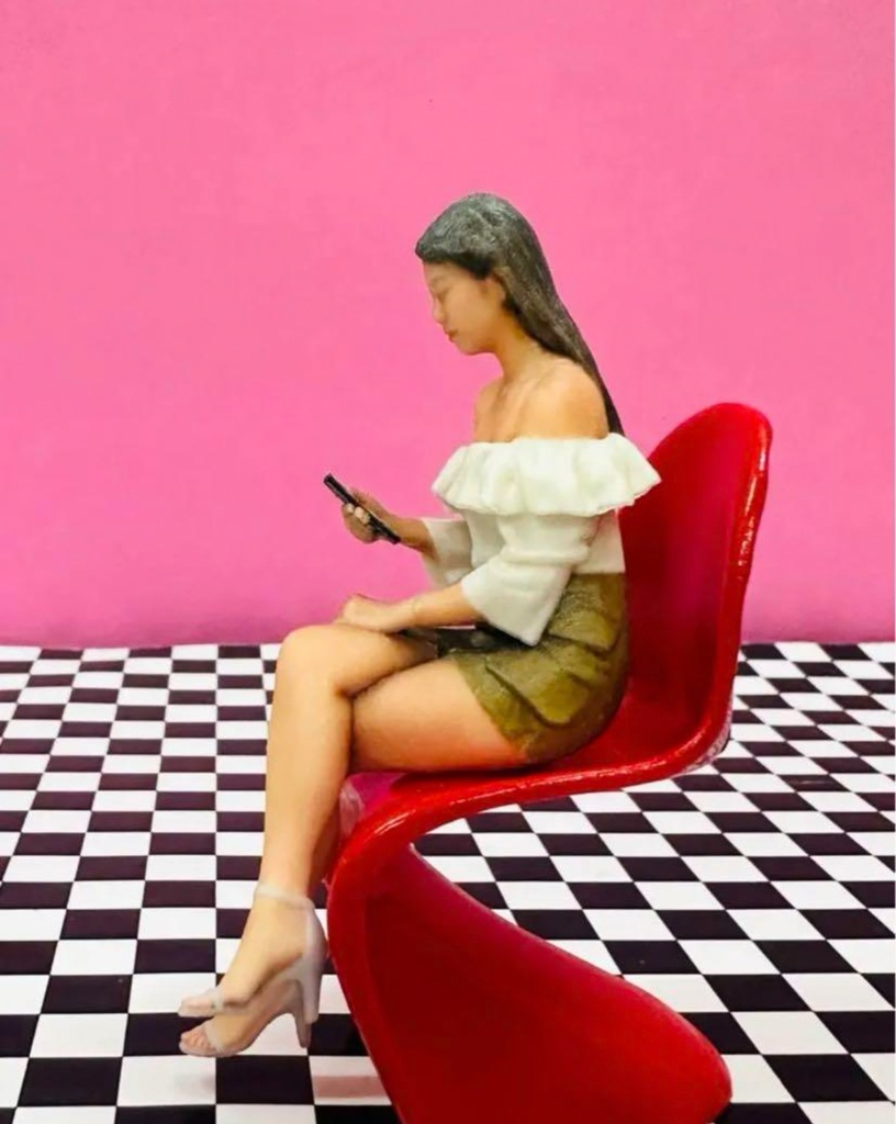 1/18 1138 ヌミック フィギュア リアルフィギュア 完成品 塗装済完成品 ミニチュアイメージ ミニカーに ジオラマに 3Dフィギュア 3D人物 人物3D フルカラー3Dプリンター