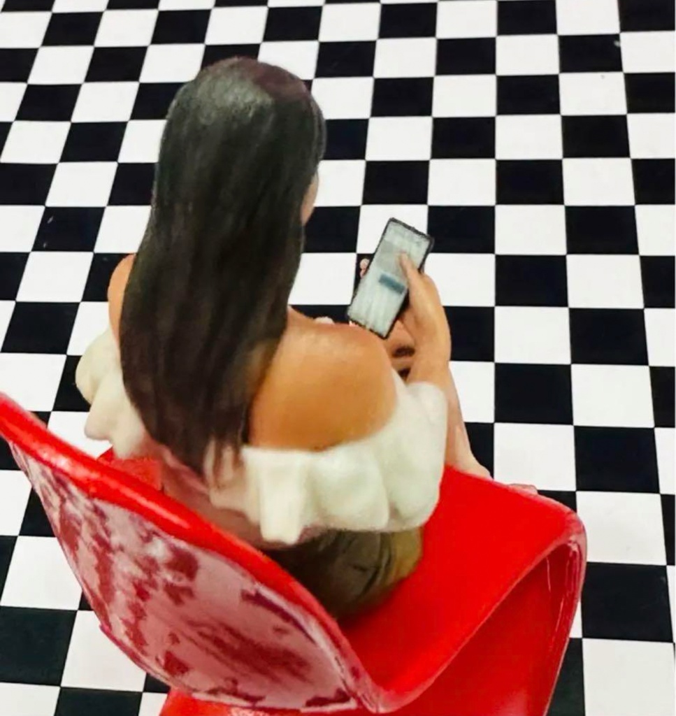 1/18 1138 ヌミック フィギュア リアルフィギュア 完成品 塗装済完成品 ミニチュアイメージ ミニカーに ジオラマに 3Dフィギュア 3D人物 人物3D フルカラー3Dプリンター