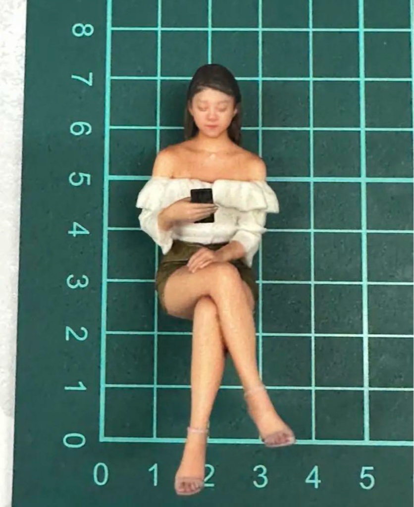 1/18 1138 ヌミック フィギュア リアルフィギュア 完成品 塗装済完成品 ミニチュアイメージ ミニカーに ジオラマに 3Dフィギュア 3D人物 人物3D フルカラー3Dプリンター