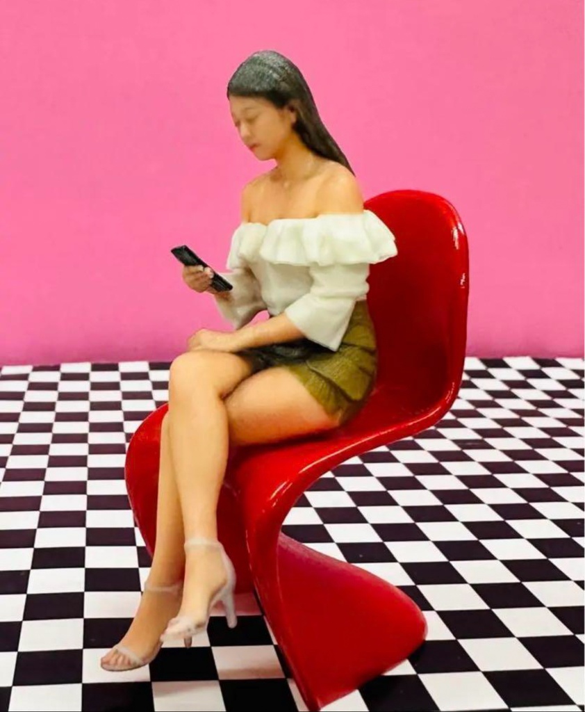 1/18 1138 ヌミック フィギュア リアルフィギュア 完成品 塗装済完成品 ミニチュアイメージ ミニカーに ジオラマに 3Dフィギュア 3D人物 人物3D フルカラー3Dプリンター