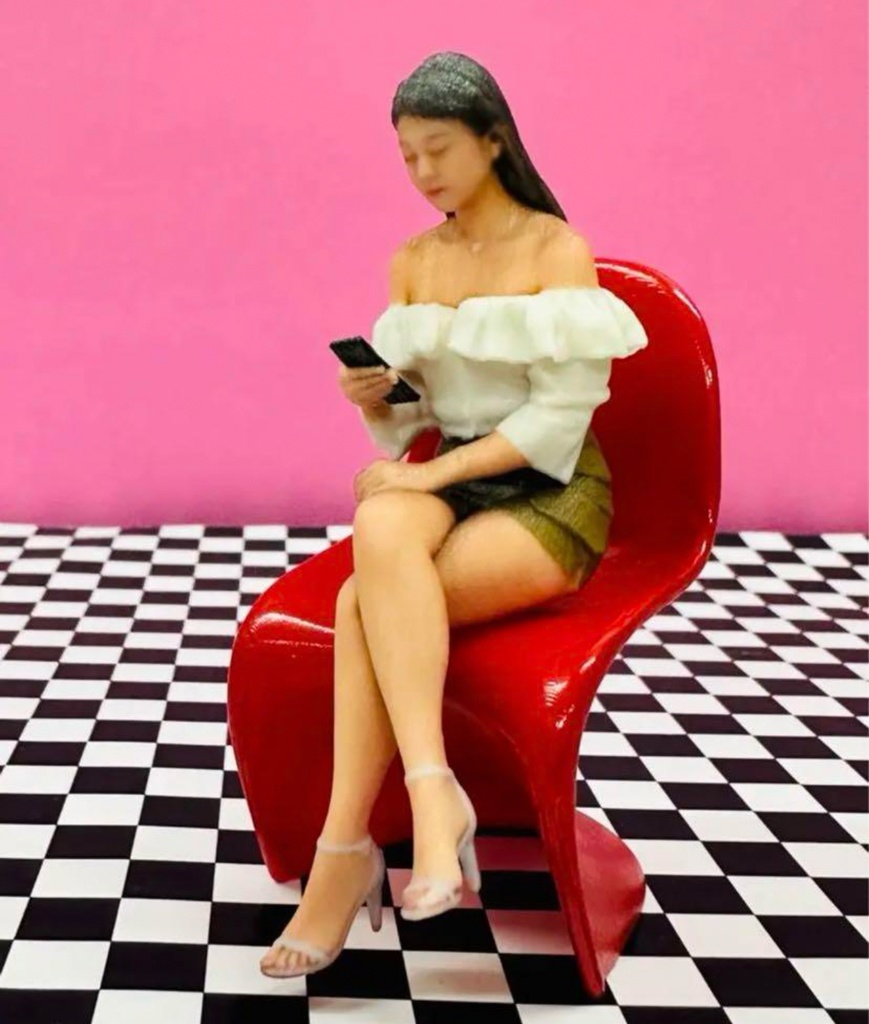 1/18 1138 ヌミック フィギュア リアルフィギュア 完成品 塗装済完成品 ミニチュアイメージ ミニカーに ジオラマに 3Dフィギュア 3D人物 人物3D フルカラー3Dプリンター