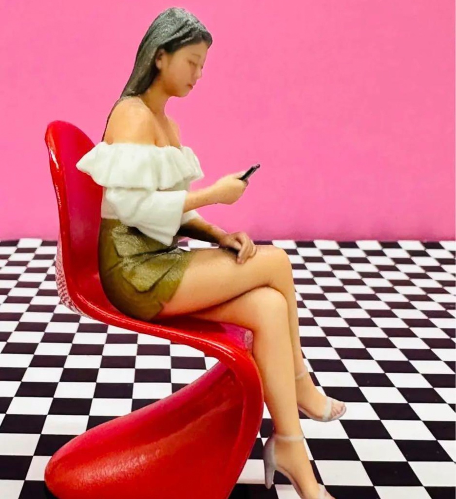 1/18 1138 ヌミック フィギュア リアルフィギュア 完成品 塗装済完成品 ミニチュアイメージ ミニカーに ジオラマに 3Dフィギュア 3D人物 人物3D フルカラー3Dプリンター