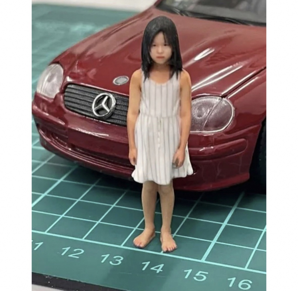 1/24 asw こどもフィギュア フィギュア リアルフィギュア 完成品 塗装済完成品 ミニチュアイメージ ミニカーに ジオラマに 3Dフィギュア 3D人物 人物3D