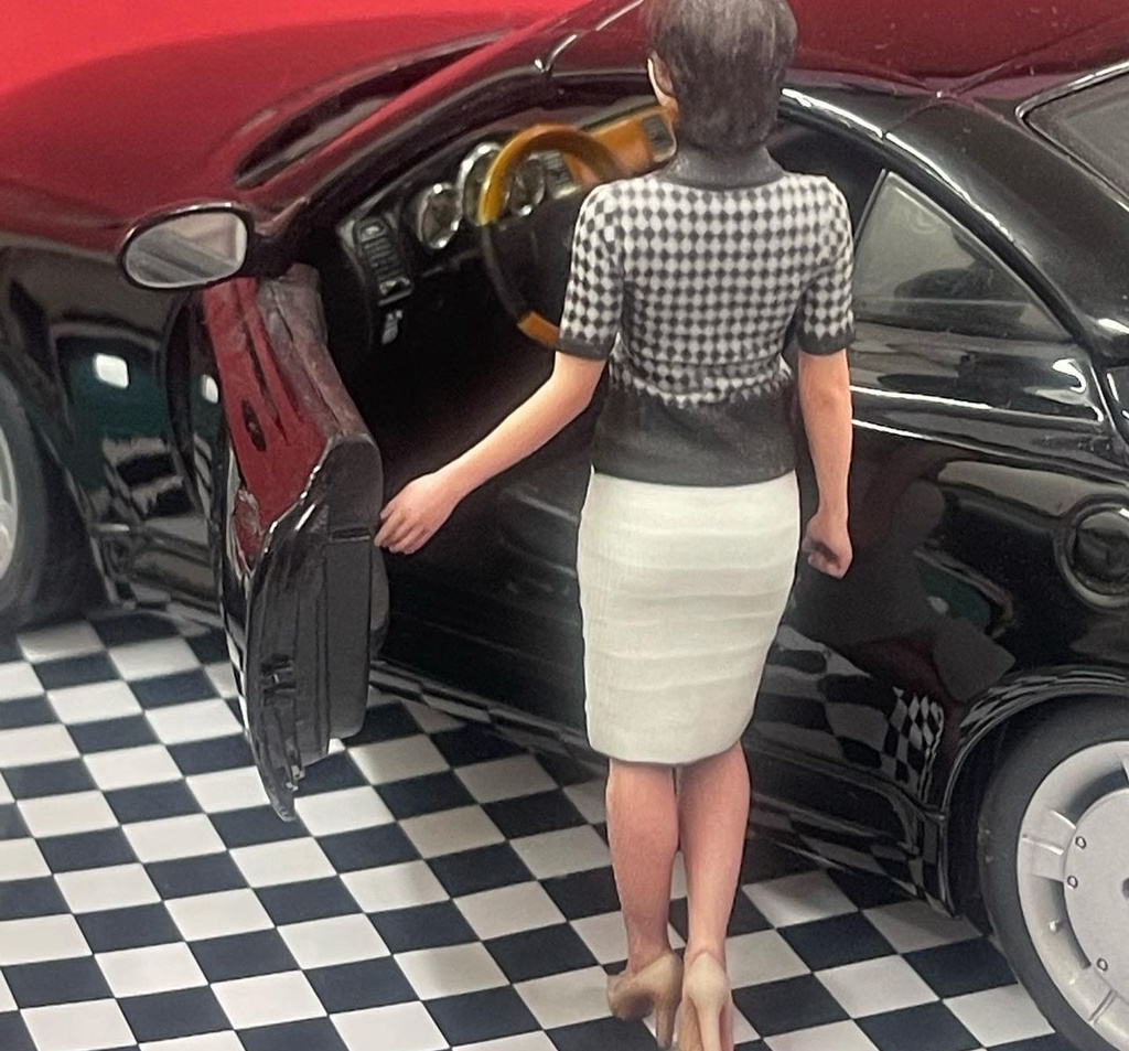 1/18 25-1 フィギュア リアルフィギュア 完成品 塗装済完成品 ミニチュアイメージ ミニカーに ジオラマに 3Dフィギュア 3D人物 人物3D