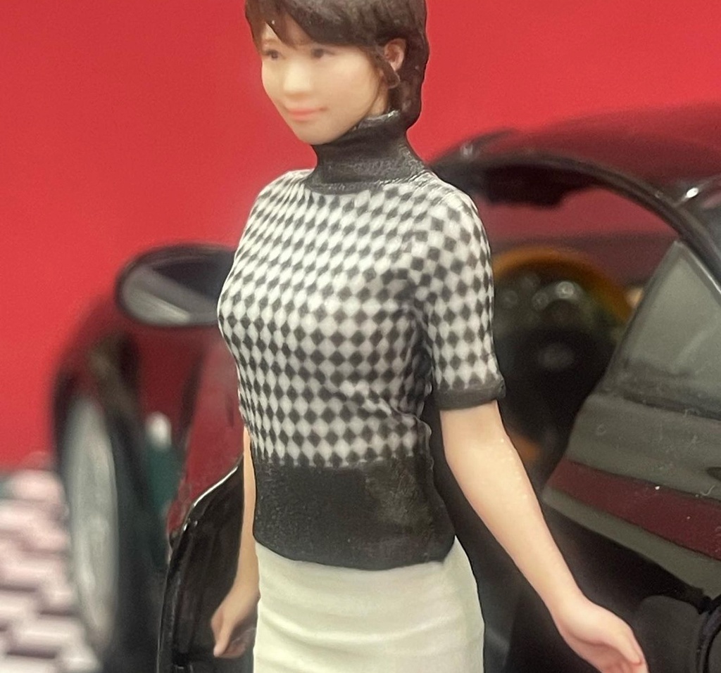 1/18 25-1 フィギュア リアルフィギュア 完成品 塗装済完成品 ミニチュアイメージ ミニカーに ジオラマに 3Dフィギュア 3D人物 人物3D