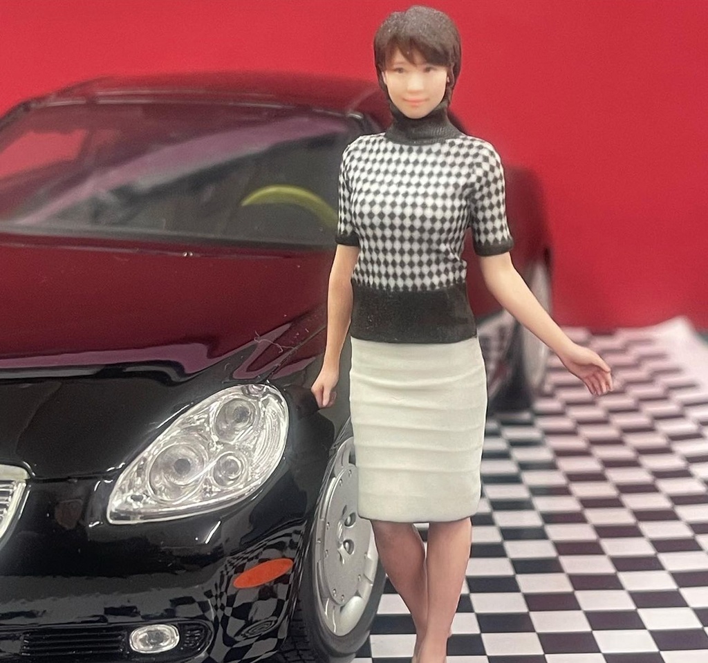 1/18 25-1 フィギュア リアルフィギュア 完成品 塗装済完成品 ミニチュアイメージ ミニカーに ジオラマに 3Dフィギュア 3D人物 人物3D