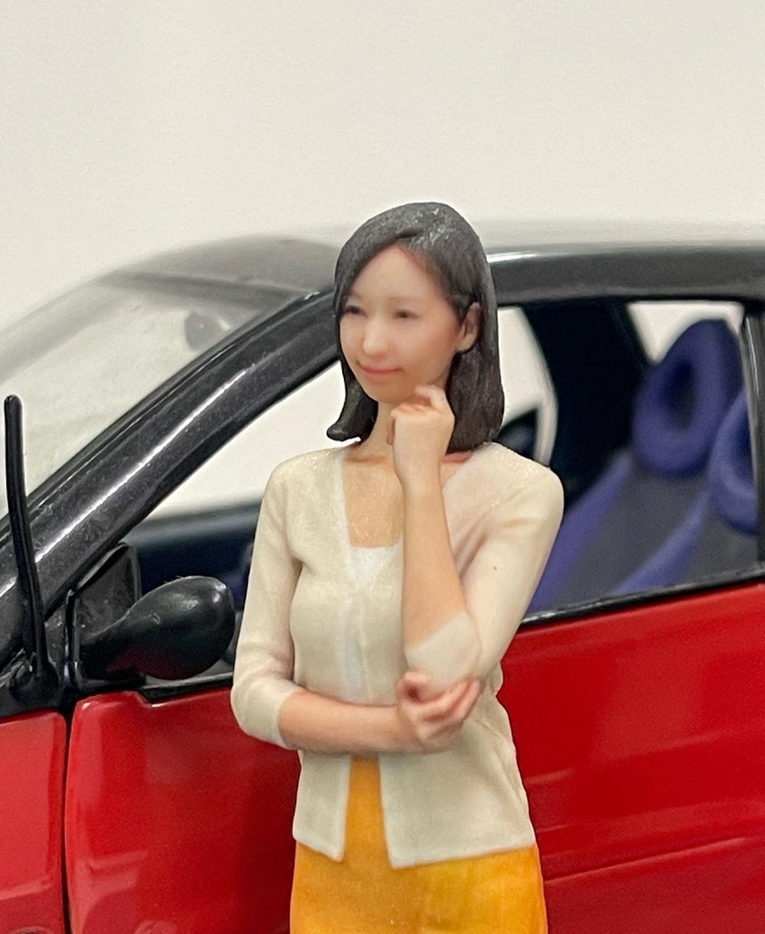 1/18 97-1 フィギュア リアルフィギュア 3Dフィギュア 完成品 塗装済完成品 ミニチュアイメージ ミニカーに ジオラマに 3D人物 人物3D