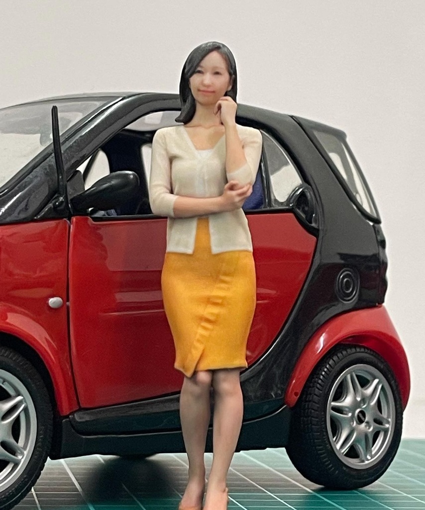 1/18 97-1 フィギュア リアルフィギュア 3Dフィギュア 完成品 塗装済完成品 ミニチュアイメージ ミニカーに ジオラマに 3D人物 人物3D